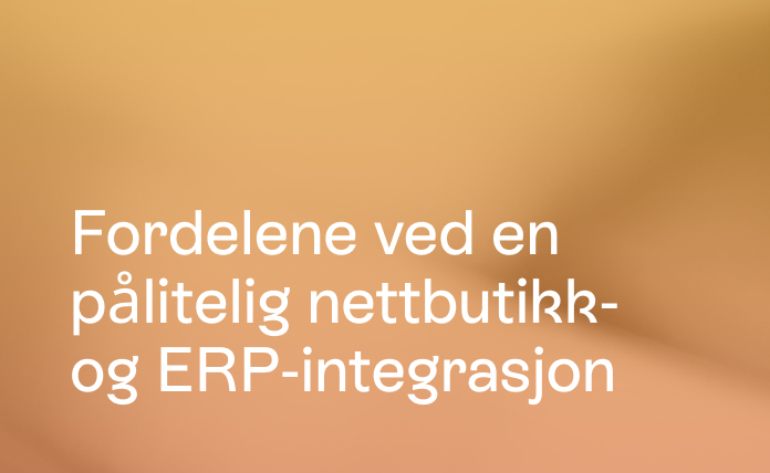 Fordelene ved en pålitelig nettbutikk- og ERP-integrasjon